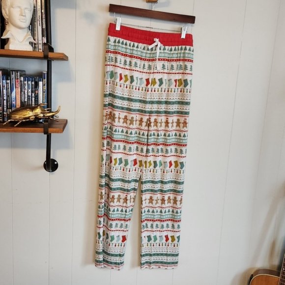 NEW Little Sleepies Fair Isle Bamboo PJ Pants PJs Christmas NWT Winter Gift - Picture 4 of 10